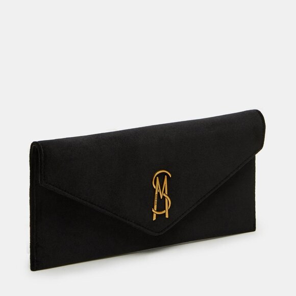 Steve Madden Smooth Bag Black Velvet - Picture 1 of 4